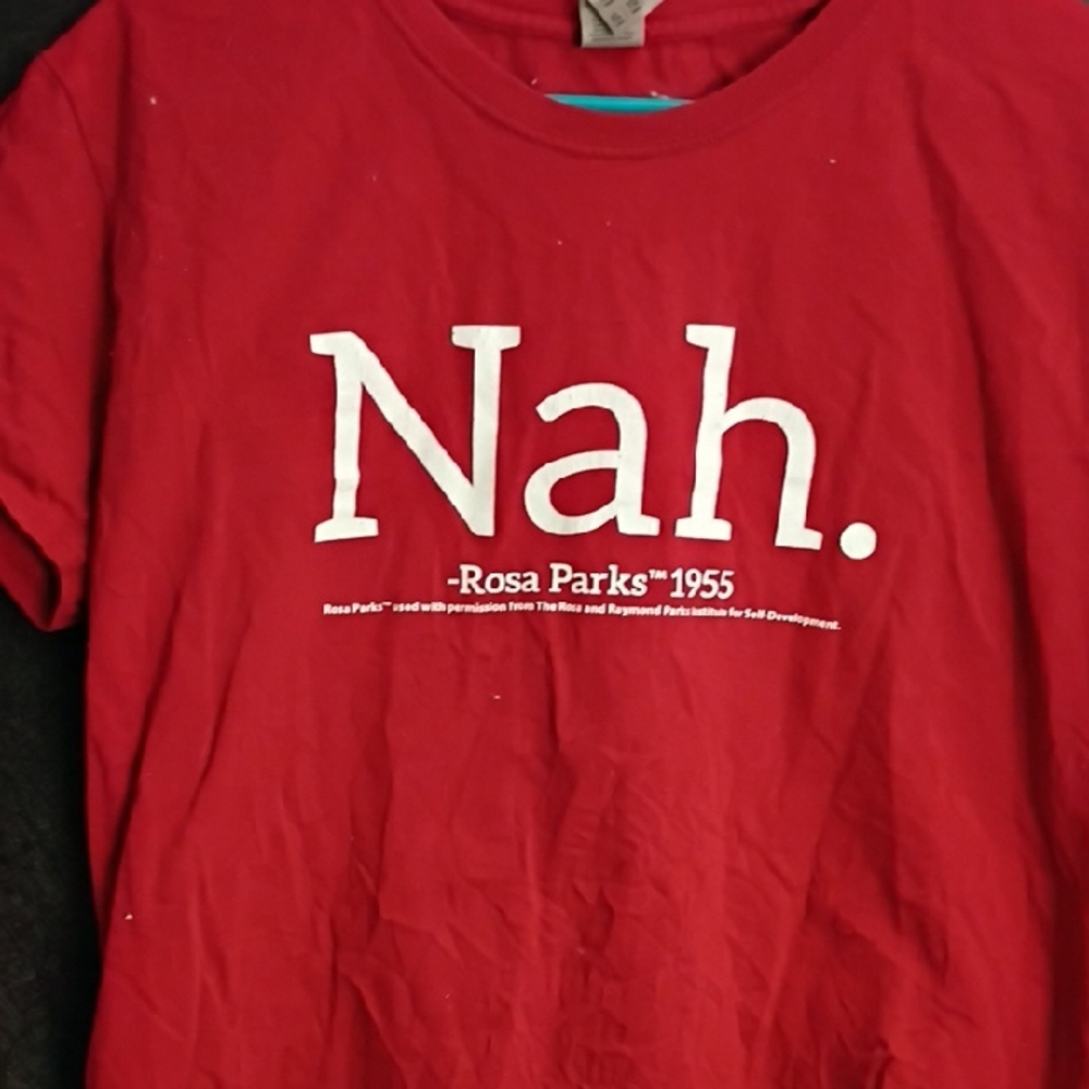"Nah." Rosa Parks 1955 Graphic Tee - Red Large#BLM